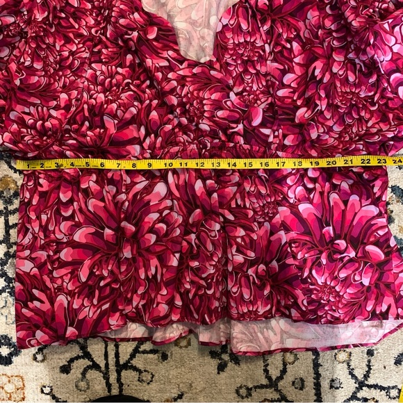 Kika Vargas Plus Size Target collaboration Long sleeve Blouse Women’s 3X - Picture 5 of 8